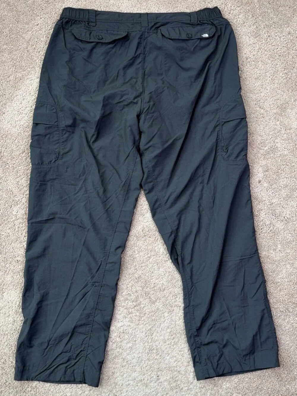 The North Face Pants Mens XL Gray Ripstop Nylon Hiking Outdoor Cargo Camping